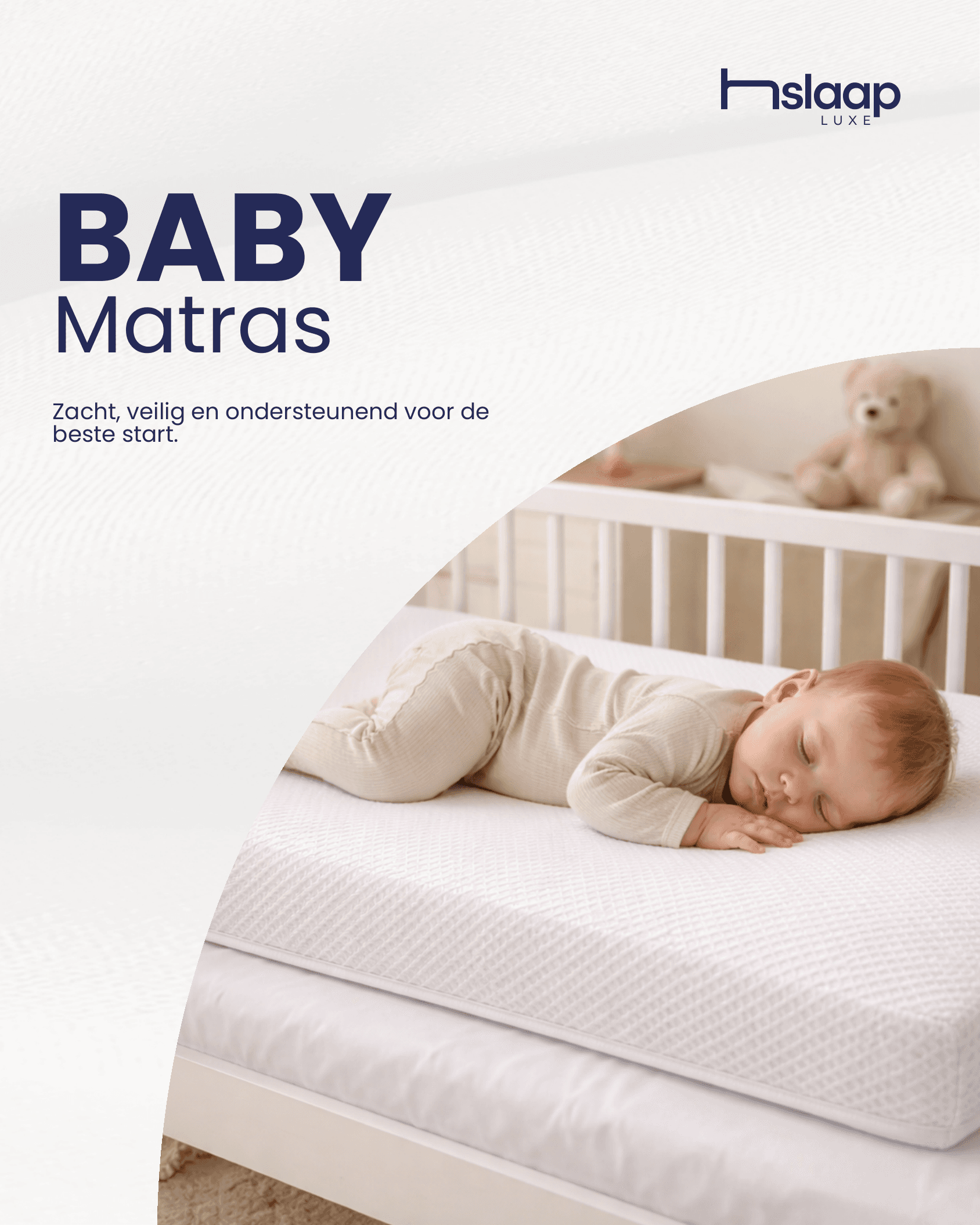 Productposter van Slaap Luxe voor de Baby Matras